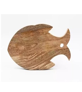 Tabla de cortar de madera con forma de pez de Venta caliente Tabla de cortar Tabla de servir Plato para verduras Frutas Madera de Acacia natural. - Product Image 1