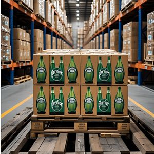 น้ำแร่อัดลมรสมะนาวบริสุทธิ์จากขวดแก้วฤดูใบไม้ผลิสำหรับ perrierr - Product Image 3