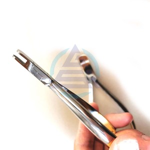Outil de pliage de fil avec insert TC, forceps orthodontique dentaire, laboratoire, fil de torsion, formation de torsion, pince dentaire - Product Image 1