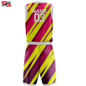 ชุดเครื่องแบบบาสเก็ตบอลกางเกงขาสั้นเสื้อบาสเก็ตบอลเย็บติดโลโก้ได้ตามต้องการ - Product Image 2