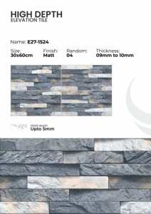 Carreaux muraux extérieurs en porcelaine 300x600mm, style moderne - Product Image 3