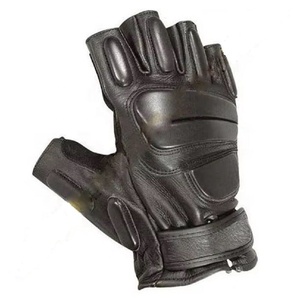 ถุงมือหนังแบบครึ่งนิ้ว ป้องกันนิ้วมือ สำหรับขี่มอเตอร์ไซค์ จักรยาน ป้องกันมือ - Product Image 2