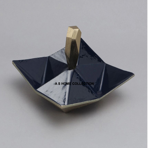 Design royal servant des bols décoratifs en métal martelé bols à salade en aluminium de qualité alimentaire de forme longue avec poignée design - Product Image 5