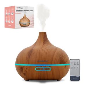 USB Battery-Powered 550 ml Metal Aromatherapy Humidifier Essential <b>Oil</b> <b>Diffuser</b> Coffee-Colored U.S. <b>Plug</b> for Hotel Use Desktop - Product Image 1