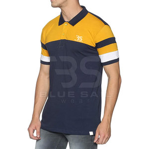T-shirt polo en coton uni pour hommes avec logo personnalisé Option Polo décontracté d'été à coupe confortable T-shirt polo élégant pour hommes 100% coton - Product Image 4