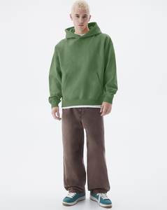 Sweat à capuche surdimensionné pour hommes avec logo personnalisé de haute qualité Streetwear vierge 3D à capuche fabriqué Fabricants de sweats à capuche pour hommes de haute qualité - Product Image 3