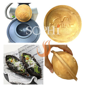 IceCream Burger Machine for Small Business Idea Custom Mold Nonstick Surface <strong>Flying</strong> Saucer Panini Sealed Burger Maker with CE - Product Image 6