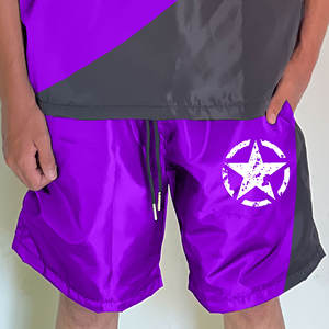 ชุดกางเกงขาสั้นผ้าฝ้าย100% 2ชิ้นสำหรับผู้ชายชุดเสื้อผ้าลำลองโอเวอร์ไซส์สำหรับฤดูร้อนออกแบบได้ตามต้องการ - Product Image 3