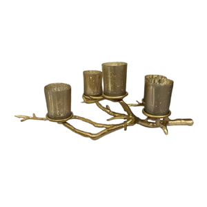 Branche d'arbre verre votives T support de support de lumière pour centres de Table à manger mariage vaisselle pièce maîtresse bougeoir - Product Image 1