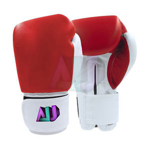ถุงมือชกมวยแบบใหม่คุณภาพสูง ถุงมือชกมวยระดับมืออาชีพ ถุงมือชกมวยหนังสำหรับฝึกซ้อม - Product Image 1