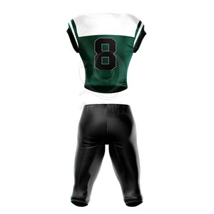 Uniforme de Fútbol Americano Personalizado de Alta Calidad, Transpirable, Talla Grande, Manga Corta, para Hombre, 100% Poliéster - Product Image 2