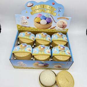 <span class=keywords><strong>Juguete</strong></span> Sensorial Antiestrés Squishy Steam Bunz Mystery Dumpling con <span class=keywords><strong>Caja</strong></span> de Exhibición, Bola Antiestrés Baozi de Color Degradado de Ascenso Lento, Venta al por Mayor - Product Image 5