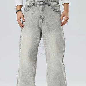 Jeans amples pour hommes en gros – Pantalons décontractés amples pour l'hiver – Jeans amples pour hommes en vente en ligne - Product Image 5