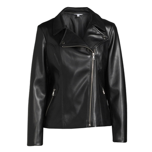 Veste en cuir pour femmes de marque privée personnalisée coupe confortable veste en cuir véritable de longueur régulière pour les femmes de couleur unie - Product Image 6