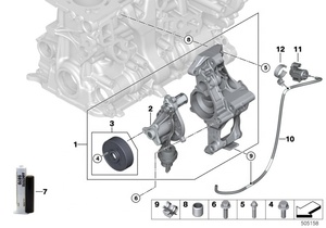 Filtre à huile neuf d'origine 11428575211 pour BMW Pièces de moteur pour les modèles F20 F21 F30 F31 G20 F35 F36 Jeu de filtres à huile pour moteur - Product Image 4