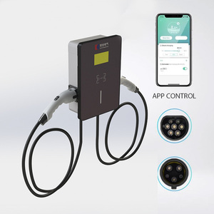 Station de charge de voiture EV 4G Ethernet niveau 2 double prises <span class=keywords><strong>Chargeur</strong></span> de voiture AC 7KW <span class=keywords><strong>22</strong></span> <span class=keywords><strong>KW</strong></span> EV - Product Image 3