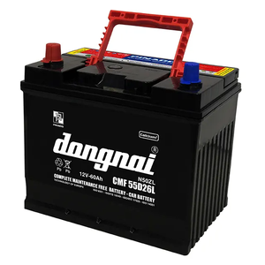 Baterías de carbono de zinc CMF 55D26L sin mantenimiento a granel de fabricante de confianza 12V-60Ah patrón cilíndrico para electrodomésticos - Product Image 2