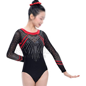 Justaucorps de gymnastique professionnel sans manches pour femmes, vêtements d'entraînement et de compétition - Product Image 5