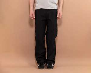 กางเกงสเวตเตอร์แฟชั่นผู้ชาย, กางเกงโอเวอร์ไซส์ผ้าคอตตอนฟอกขาบาน - Product Image 1