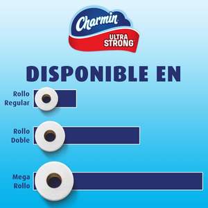 CharminUltra Strong Toilet Paper 6 Mega <b>Rolls</b> = 24 Regular <b>Rolls</b> - Product Image 4