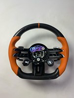 Volant en fibre de carbone personnalisable pour Mercedes-Benz AMG GT G63 W213 W223 W206 W205 W204 A45 GLA45 E63 G65 X290