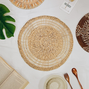 Mantel Individual de algas marinas tejidas redondas al mejor precio al por mayor de Vietnam, Viet Fargimex - Product Image 6