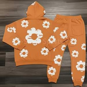 Chándales Denim-Tearrs, Nuevo Estilo Urbano, Chándal con Capucha para Hombre, Felpa, Holgado, de Lujo, con Capucha - Product Image 2