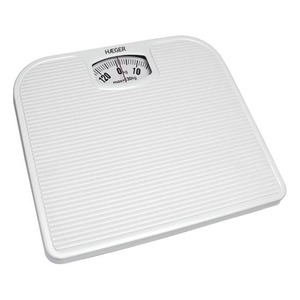 Bilancia analogica da bagno bianca Max. 130 kg. (Haeger BS-MEC.013A) - Product Image 1