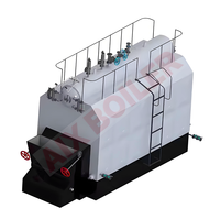 DZL 5 Ton Boiler Uap Biomassa Batubara dengan Kinerja Termal Tinggi dan Sistem Rantai Grate