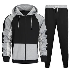 Producto en Oferta, Conjunto Deportivo de Manga Larga con Cremallera para Hombre, Calidad Premium, Transpirable, Conjuntos Deportivos con Cremallera para Hombre en Venta - Product Image 1