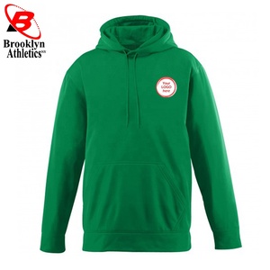 Venta al por mayor negro Oversize Pullover Hoodie manga larga impreso sudadera 50% Algodón 50% poliéster Invierno Polar sólido liso teñido - Product Image 1