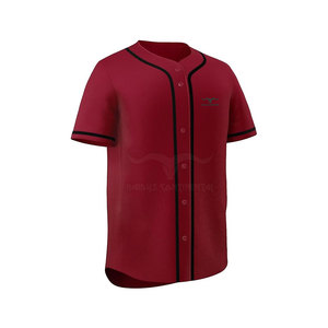 เสื้อกีฬาเบสบอลออกแบบอาชีพระบายอากาศปรับแต่งได้ - Product Image 3
