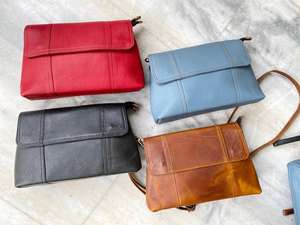 Fashion Designed Plain Leather <b>Women</b> <b>Sling</b> <b>Bag</b> Stylish <b>Women</b> Handbags - Product Image 5