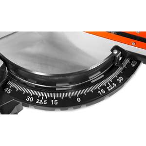 Scie à onglet coulissante à double biseau de 12 pouces, 15 A, avec laser, alimentation électrique par batterie, pour le bricolage industriel, le bois et le métal - Product Image 2