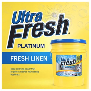 Détergent à lessive Ultra Fresh Platinum 5 gallons, jusqu'à 640 lavages, parfum linge frais - Product Image 2