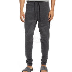 กางเกงวอร์มลำลองของผู้ชายแบบสลิมฟิตแฟชั่นเอวยางยืดใส่สบายกลางเอว - Product Image 1