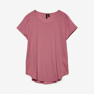 เสื้อยืดแขนสั้นสำหรับผู้หญิงเสื้อยืดตัวยาวโอเวอร์ไซส์ระบายอากาศได้ดีน้ำหนักเบา - Product Image 5