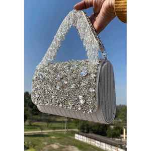 Best Quality Handcrafted Floral Embroidery Batua <b>Bag</b> Nature Inspired Purse Embellished <b>Bag</b> Indian <b>Wedding</b> from India - Product Image 1