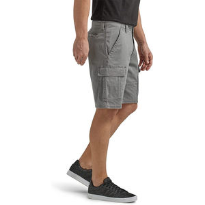 Shorts de course pour hommes en molleton de coton 100% en gros pantalons décontractés sur mesure Shorts pour hommes teints en plaine à motif solide - Product Image 5
