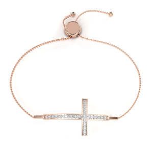 18K <b>Gold</b> Lab Grown Diamond Bracelet Beautiful Diamond Bracelets & <b>Bangles</b> - Product Image 5