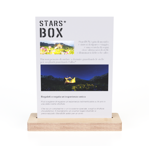 Espositore in Legno da 18mm per Menù e Documenti per Ristoranti Modello SHE-072-001 Colore Personalizzabile - Product Image 3