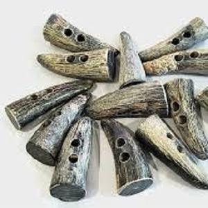 Botón de cuerno atractivo Fábrica al por mayor Botón de bancos multicolor de lujo Cuerno de búfalo Abrigos de resina Botones de cuerno para prendas - Product Image 4