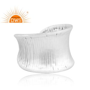 Best Design <b>925</b> <b>Sterling</b> <b>Silver</b> <b>Bracelet</b> Cuff Custom Jewelry Supplier for Women Gift for Her - Product Image 3