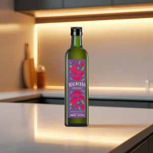 Huile d'olive extra vierge 250mL Verre Marasca de haute qualité 'Beso De Oliva' pour la cuisine et les vinaigrettes - Product Image 3