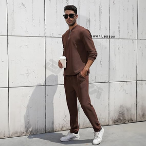 Survêtements athlétiques pour hommes Ensemble 2 pièces-Tenues de jogging décontractées à la mode Vente en gros personnalisée - Product Image 2