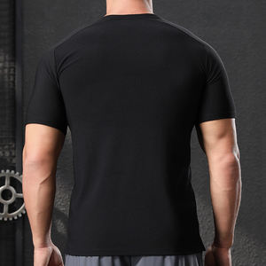 Camiseta Deportiva de Alta Elasticidad con Abertura Lateral para Impresión, Camisetas Lisas al por Mayor, Camiseta en Blanco - Product Image 6