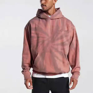 Superventas 2025 nuevo diseño lavado ácido 100% algodón piedra lavado Sudadera con capucha de gran tamaño calle Casual invierno liso teñido cuello con capucha - Product Image 5