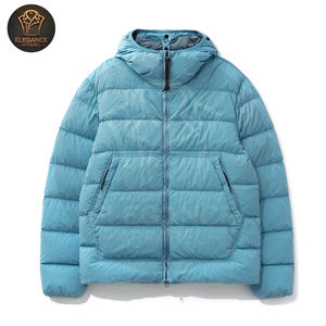 Chaqueta de Invierno Acolchada con Capucha para Hombre, Elegante, Cálida, Clásica, Cómoda, Diseño Único y Duradero, Chaqueta Acolchada para Adultos - Product Image 1