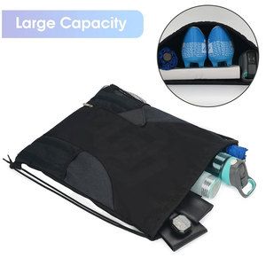 Mochilas Plegables de Poliéster Suave de Alta Calidad, Bolsas con Cordón, Diseño Nuevo Personalizado, Logotipo Personalizado, Cordones - Product Image 2