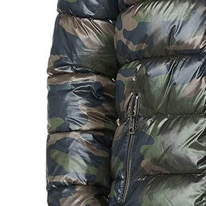 Servicio OEM Nueva chaqueta acolchada para hombre de diseño liso Ropa de invierno Chaqueta acolchada para hombre con cuello levantado con logotipo personalizado - Product Image 5